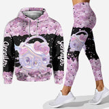 2024 Disney Hello Kitty 3D Kitty Cat Hoodie Women's Hoodie Suit Yoga Pants Sweatpants Fashion Sports Suit