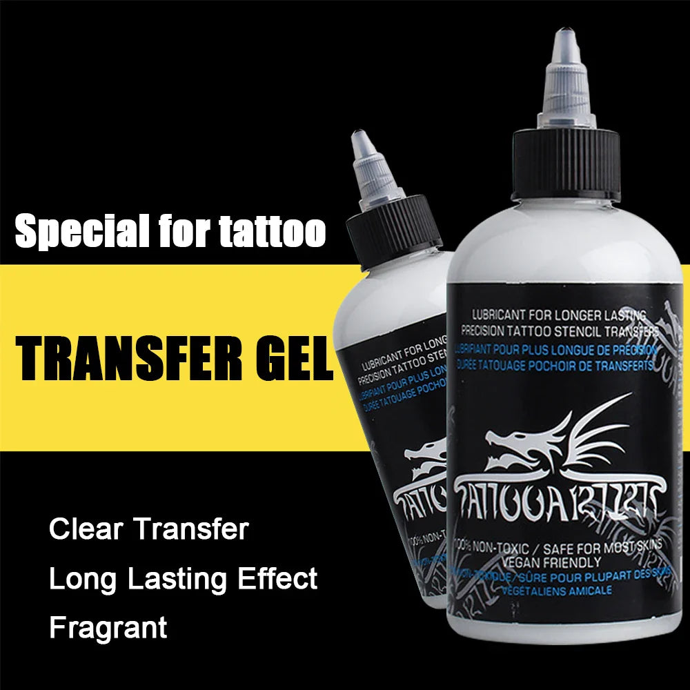 30/125/250ML Natural Tattoo Stencil Magic Gel Thermal Copier Tattoo Transfer Cream Ink Set Tattoo Transfer Liquid Designed