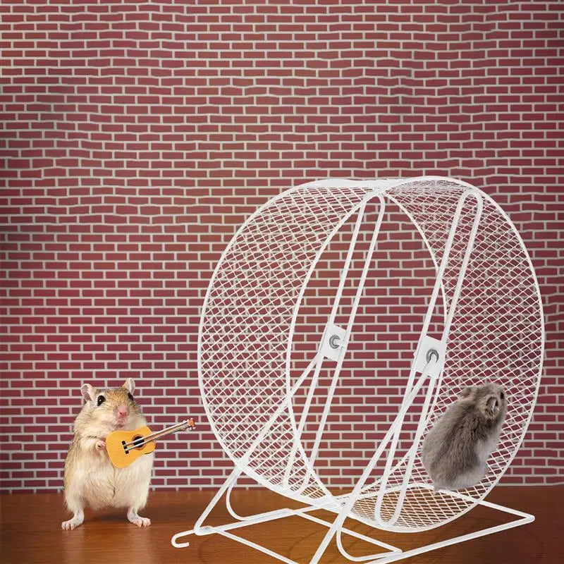 Chinchilla Wheel 15 Hamster Running Treadmill Accessories Iron Exercise Plaything Hamster Running Toy for Gift Pet Shop Home