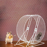 Chinchilla Wheel 15 Hamster Running Treadmill Accessories Iron Exercise Plaything Hamster Running Toy for Gift Pet Shop Home