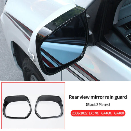 Rearview Mirror Rain Cover  For Lexus LX 570 LX570 GX460 GX 460 2021-2010 Tuning Decoration Exterior Modification Accessories