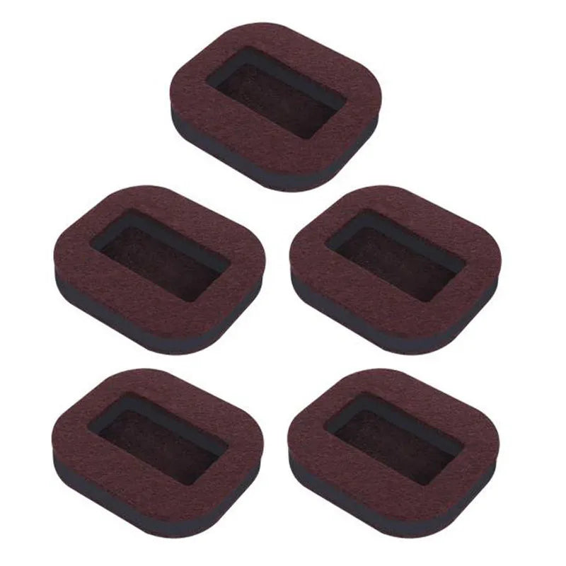 5pcs Office Chair Wheel Stopper Furniture Caster Cups Hardwood Floor Protectors Anti Parts for Roller Feet Anti Noisy Slip Mat