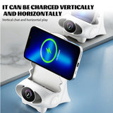 Portable Mini Chair Wireless Charger Chair Shape Charger Stand Fast Charging Desk Mobile Phone Holder Unique Desktop Decoration