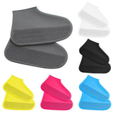 1 Pair Waterproof Non-slip Silicone Shoe High Elastic Wear-resistant Unisex Rain Boots for Outdoor Rainy Day Reusable Shoe Cover