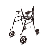 Lightweight Folding Portable Mobility Walker for The Elder Disabled Lower Limb Rehabilitation Training Walking Aids with Wheels