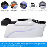 Electric Massage Shampoo Bed Hair Therapy Luxury Beauty Salon Chair Head Spa Washbasin Lavacabezas Beauty Furniture LJ50SC