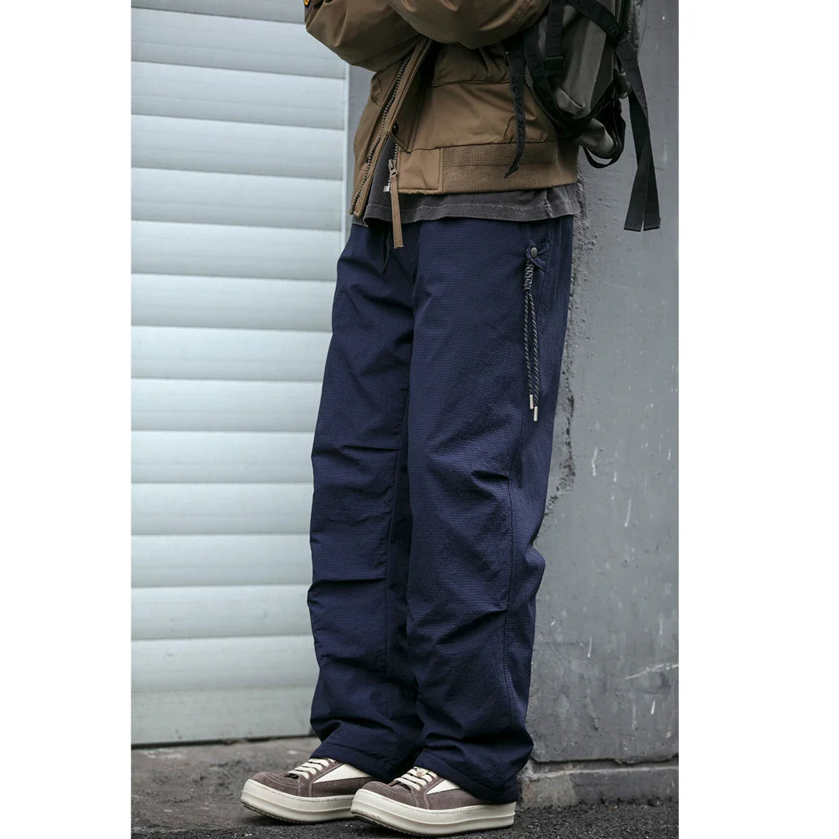 Winter Outdoor Ski Down Padded Pants Men'S Clothing Korean Fashion Plus Size Warm Cargo Pants Harajuku Casual Climbing Trousers