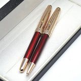 MB Special Edition Petit Prince Starry Rollerball Pen Ballpoint Pen Red & Blue Office Writing Fountain Pens With Serial Number