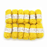 12Ball/Set High Quality Warm DIY Milk Cotton Yarn Baby Wool Yarn For Knitting Hand Knitted Yarn Knit Blanket Crochet Yarn