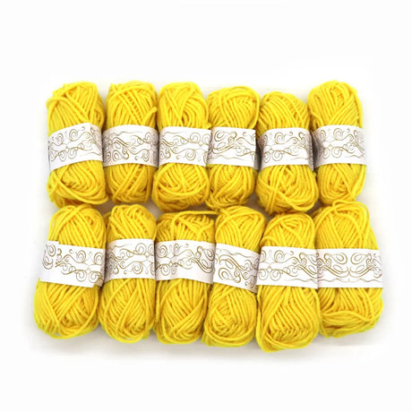 12Ball/Set High Quality Warm DIY Milk Cotton Yarn Baby Wool Yarn For Knitting Hand Knitted Yarn Knit Blanket Crochet Yarn