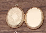 5 PCS Fit 30*40mm Oval Cabochon Metal Brass Locket Pendant Can Open Photo Locket Pendant DIY Necklace Pendant Wholesale