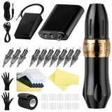 Complete Rocket Tattoo Machine Pen Wireless Tattoo Machine Power Supply Rotary Tattoo Machine Tattoo Pen Set for Body Art