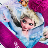 Disney New Autumn and Winter Cute Children Magic Elsa Cartoon Scarf Hat glove three-piece Warm Boy Girl Child christmas hat