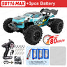 ZLL SG116 MAX RC Car Brushless 4WD RC Car 80KM/H Professional Racing Car 2.4G High Speed Off-Road Drift Cars Remote Control Toys