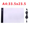 A2/A3/A4/A5 Ultra-Thin Portable LED Light Box Tracer USB Power Cable Artcraft Tracing Light Pad for Drawing, Sketching