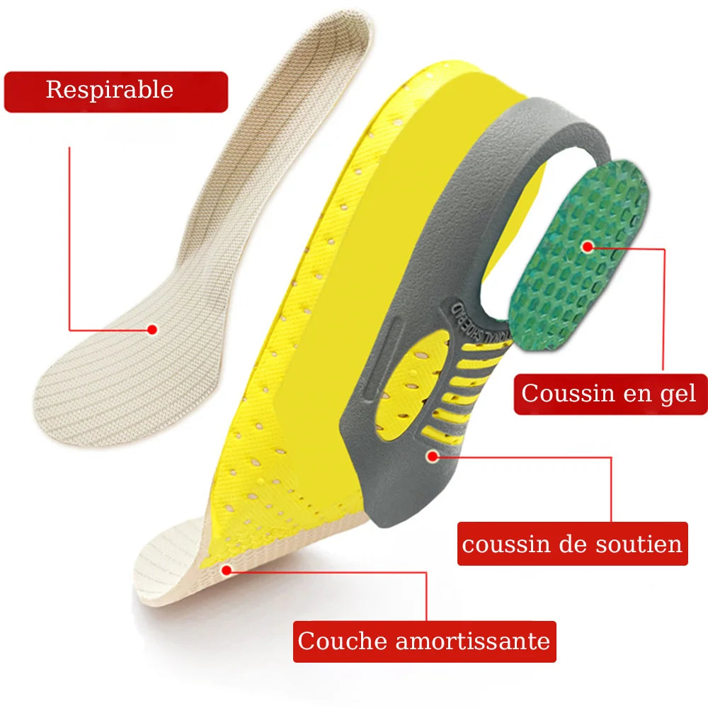 Premium Orthotic Gel Insoles Orthopedic Flat Foot Health Sole Pad For Shoes Insert Arch Support Pad For Plantar fasciitis Unisex