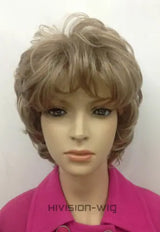 Women Fashion Short Wigs Blonde Brown Black Wig Bob Curly Wigs Real Natural Hair