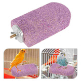 Hamster Teething Station Bird Parrot Perch Stand Perches Accessories Chinchilla Toys Molar for Cages Calcium Stone