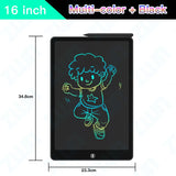 6.5/8.5/10/12/16/19In LCD Drawing Board Writing Tablet Digit Magic Blackboard Art Painting Tool Kids Toy Brain Game Child's Gift