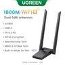 UGREEN Wifi Adapter AC650/AC1300 5G&2.4G WiFi USB Ethernet for PC Laptop Desktop Windows Linux WiFi Antenna Dongle Network Card