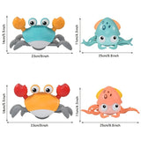 Kids Induction Escape Octopus Crab Crawling Toy Baby Electronic Pets Musical Toys Educational Christmas Gift Toddler Moving Toy