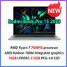 Xiaomi RedmiBook Laptop Pro15 2023 Ryzen R7-7840HS/R5 7640HS AMD Radeon 780M/760M 16G RAM 512G/1T SSD 15.6" 3.2K 120Hz Notebook