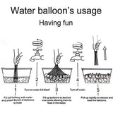 111pcs Water Bombs Balloon Amazing Filling Magic Balloon Children Water War Game Supplies Kids Summer Outdoor Beach Toy Party