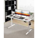 43 X 24 Inches Desk Interior Desktop for Pc Setup Accessories Electric Standing Desk 43 Inch Table Computer Offices White Mobile