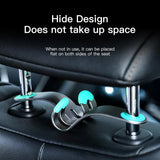 Auto Seat Headrest Hook Alloy Universal Multi-functional Multifunctional Hooks For Bags Storage Hanger Creative Car Clips