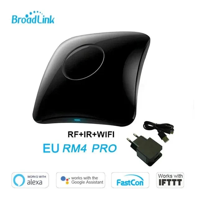 Newest Broadlink RM4 pro IR RF wifi UNIVERSAL REMOTE Smart Home Automation works with Alexa and Google Home