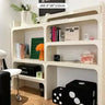 White Modern Bookshelf Bedroom Minimalist Items Unique Office Magazine Rack Storage Design Estande De Livros Modular Furniture