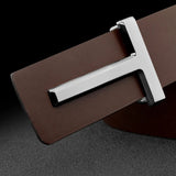 2023 new luxury high quality letter slide buckle designer belts men genuine leather famous brand 3.8cm Cowksin ceinture homme