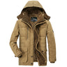 New Brand Thick Winter Parkas men Warm Cotton-Padded Jacket men Fleece With Fur parkas hombre invierno Plus Size 6XL 7XL