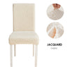 Jacquard Fabric Chair Cover Universal Size Chair Covers for Dining Room Wedding Office Banquet Seat Slipcovers Home Decor 1PC