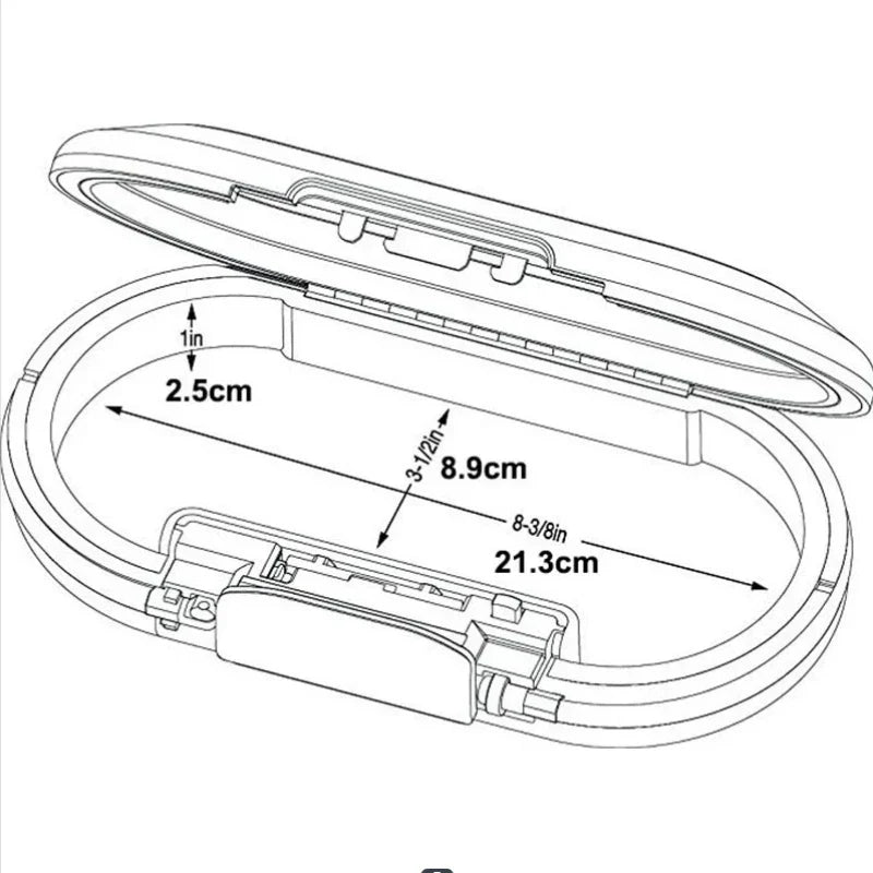 Master Lock Portable Personal Combination Lock Safe Jewelry ATM Card Mobile Phone Storage Belt Fixed with Wire Rope