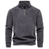 Men Winter Pullover Sweatshirts Fleece Warm Stand-up Collar Pullovers High Quality Male Autumn Outwear Casual Sweatshirts XXL