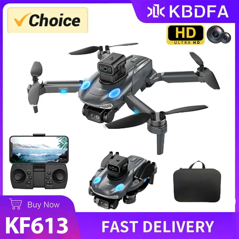 KBDFA KF613 RC Drone Professional HD Camera Aerial Photography Brushless Motor Quadcopter WIFI GPS Obstacle Avoidance Toy Gift