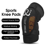 WEST BIKING Knee Pads Cycling Protector With PU Rubber Pad Physical Filling Running Basketball Sports Safety Knee Tendon Support