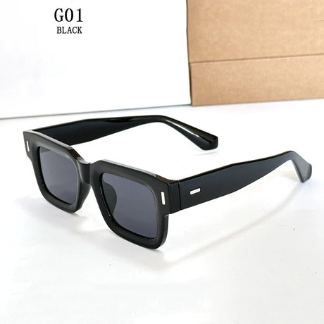 2024 New Square Sunglasses For Men Vintage Fashion Glasses Luxury Retro Sunglasses Women Trendy Gafas De Sol Hombre Sonnenbrille