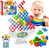 Hot Stacking Stack Building Blocks Balance Game Blocks Tetra Tower Puzzle Board Assembly Bricks Educational Toys for Children