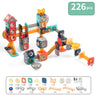 Marble Run Race Track Building Blocks Toys For Kids Labyrint Rolling Ball Funnel Slide Bricks Education Construct Toys Maze STEM