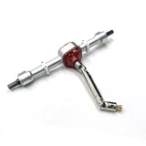 MN78 MN82 Metal Front And Rear Axle With 3mm To 4mm Shaft Sleeve 1/12 RC Car Upgrade Parts Accessories