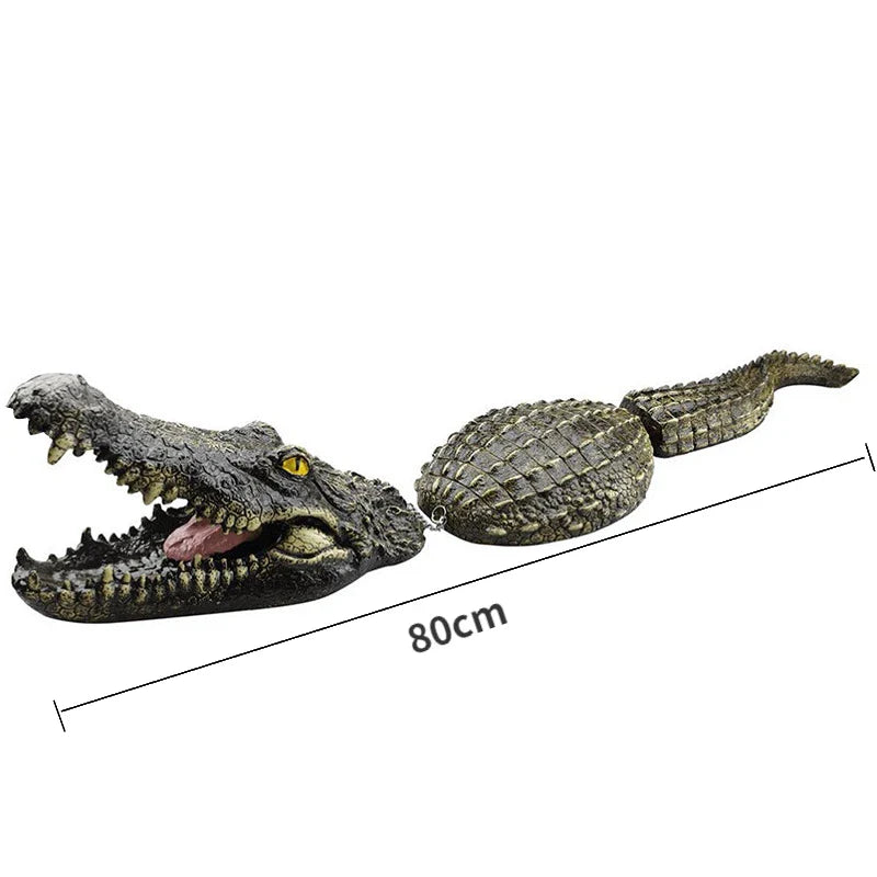 Crocodile Head Courtyard Pond Floating Animal Ornaments Park Pool Simulation Ornaments Garden Decoration Outdoor