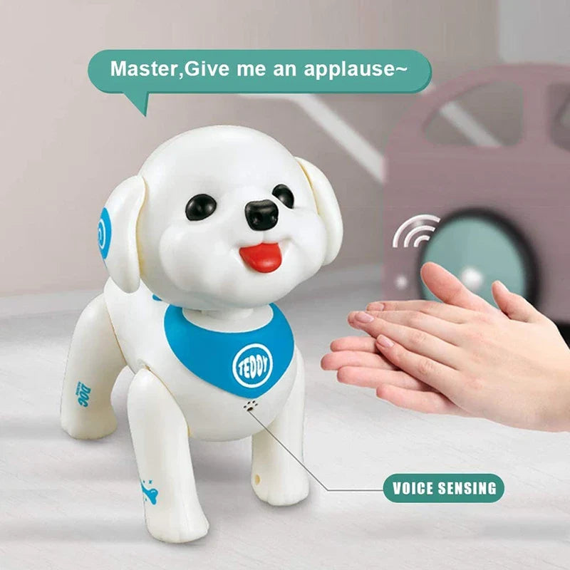 RC Robot Dog Smart Puppy Teddy Programmable Voice Control Singing Walking Remote Control Electronic Pets Toys For Kids