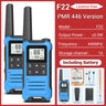 2PCS Baofeng F22 Walkie Talkie Portable Mini Communication Radio Profesional PMR446 /FRS Talkie Walkies Transceiver Radio