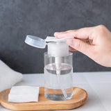 1pcs Press Pumping Bottle Refillable Dispenser Bottles Multi-use Empty Bottle Accessories For Cleansing Oil Nail Polish Remover