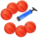 High Quality Basketball Kits Team Sports Indoor Sports Parts Sporting Goods Happily Pvc 6pcs Toy Ball With Pump