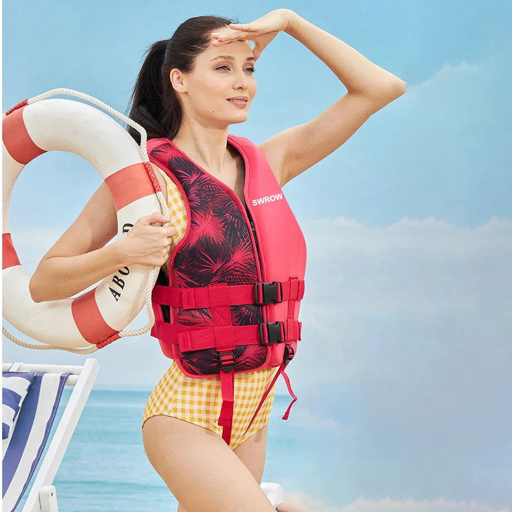 Universal Outdoor Neoprene Life Jacket Water Sports Buoyancy Vest Kayaking Boating Swimming Drifting Safety Life Vest