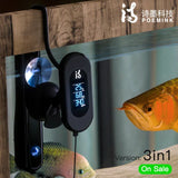 NEW Aquarium Accessories Water Quality Monitor iBowl 3in1TDS&pH&Temp Meter Real-time digital meter testing equipment