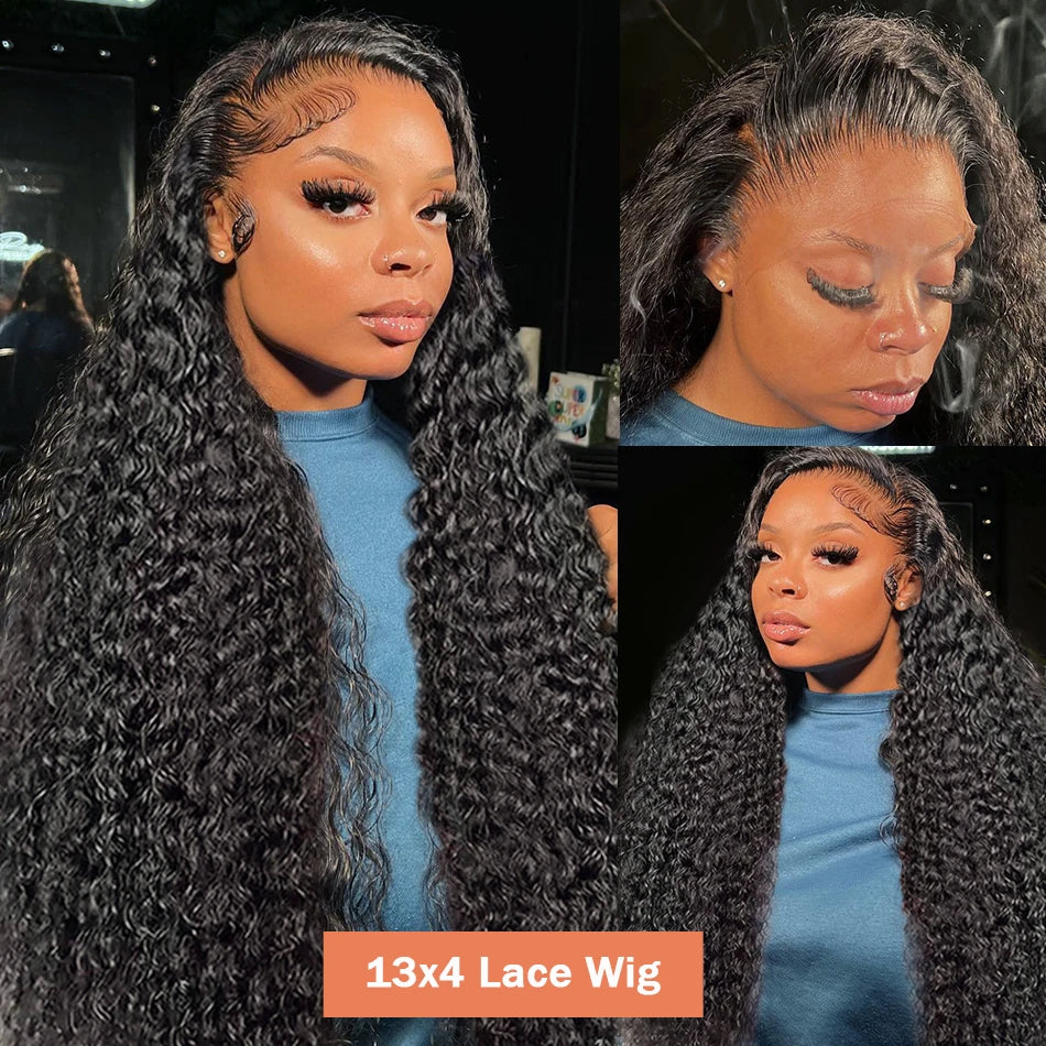 Wigirl 30 40 Inch Curly 13x4 13x6 Transparent Lace Front Human Hair Wigs Ready To Wear 5x5 Glueless Loose Deep Wave Frontal Wig